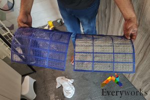 What Does An Aircon Servicing Contract Cover 2 air-filter-cleaning-what-does-an-aircon-servicing-contract-cover-aircon-servicing-everyworks-singapore