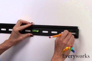 DIY TV Bracket Installation: A Step-By-Step Guide 3 mark-the-exact-spot-for-the-bracket-diy-tv-bracket-installation-a-step-by-step-guide-tv-bracket-installation-everyworks-singapore